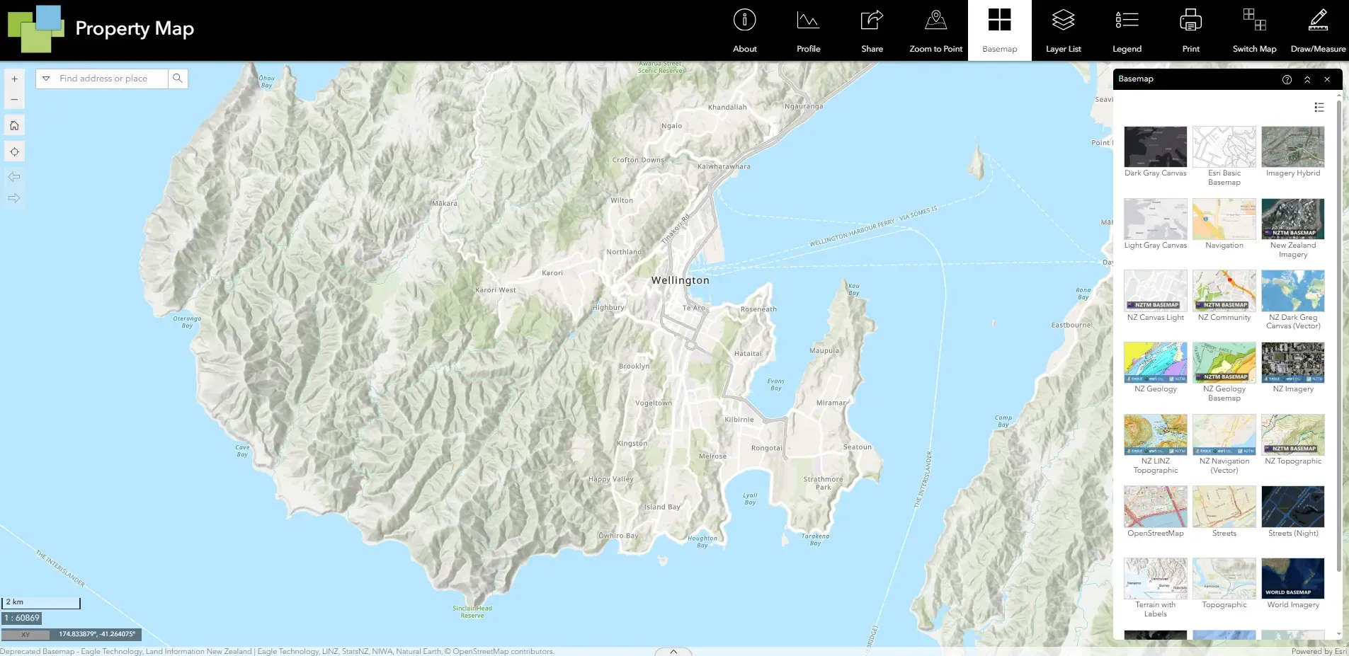 Basemap Widget