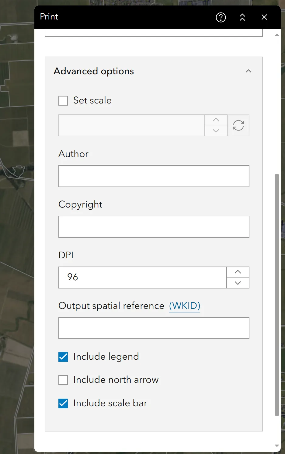 Print Widget Layout